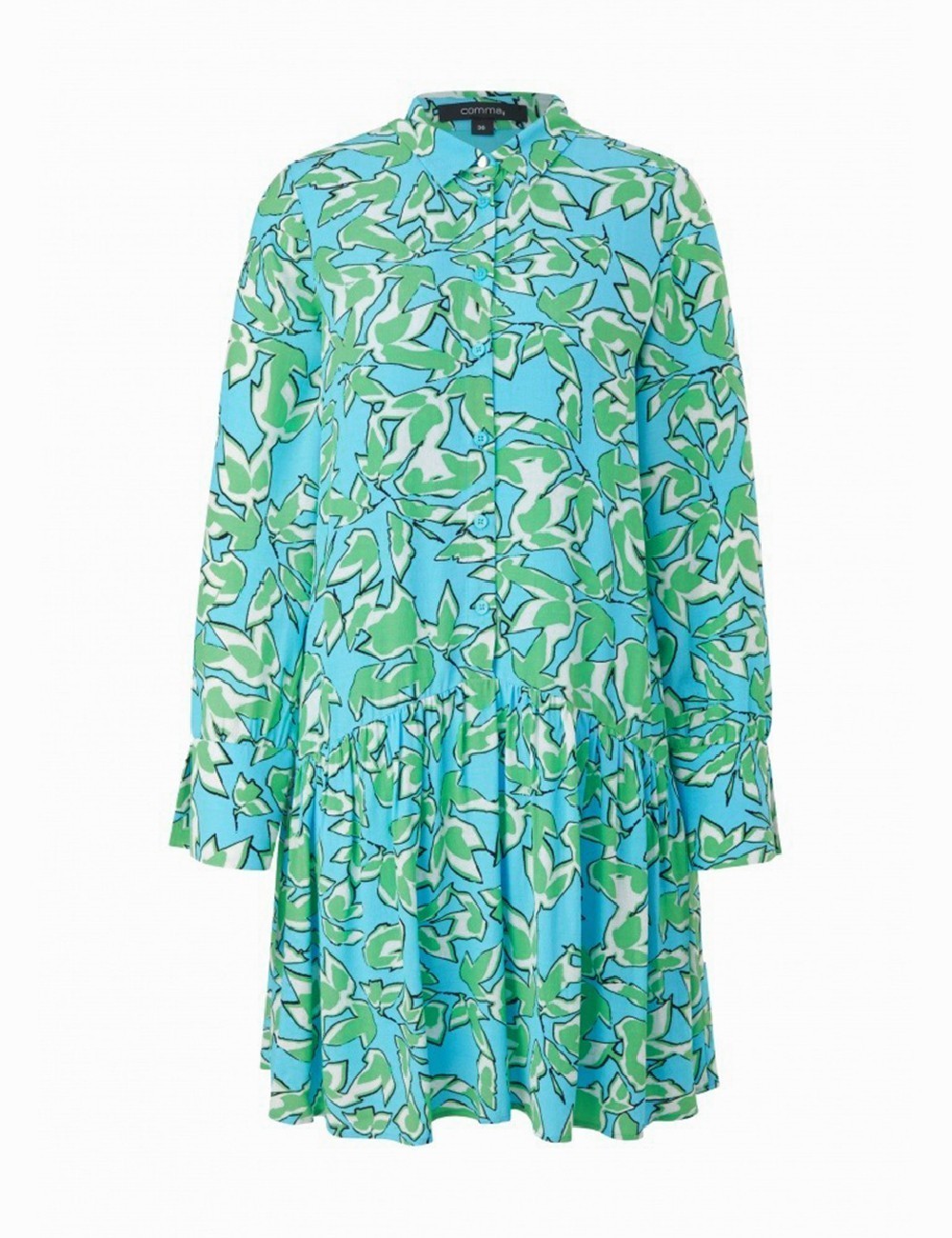 Rochie scurta Comma, albastru - 1 | YEO