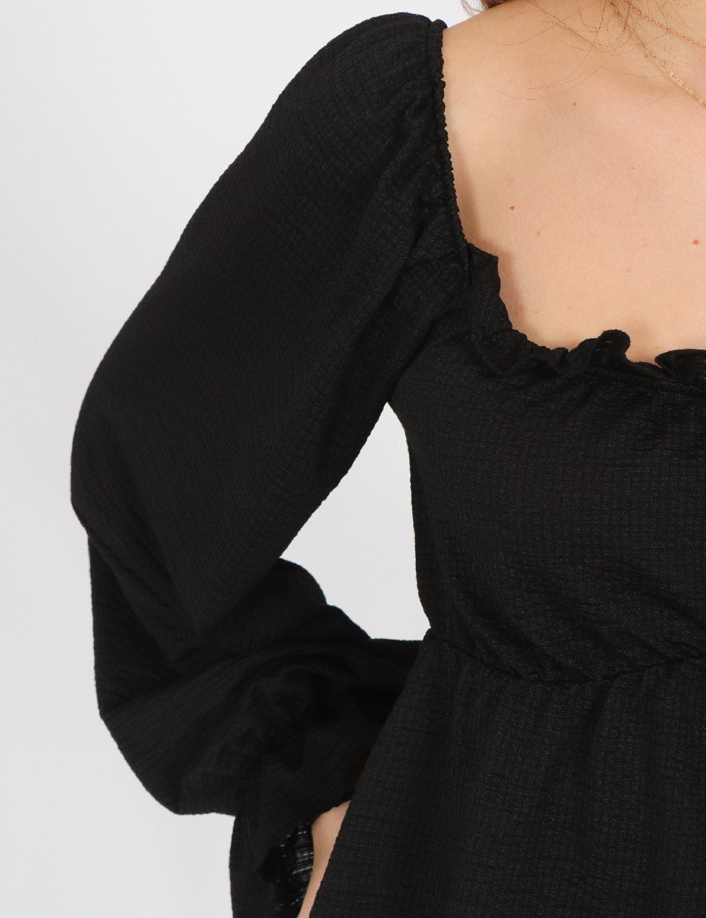 Bluza Pieces, negru - 1 | YEO