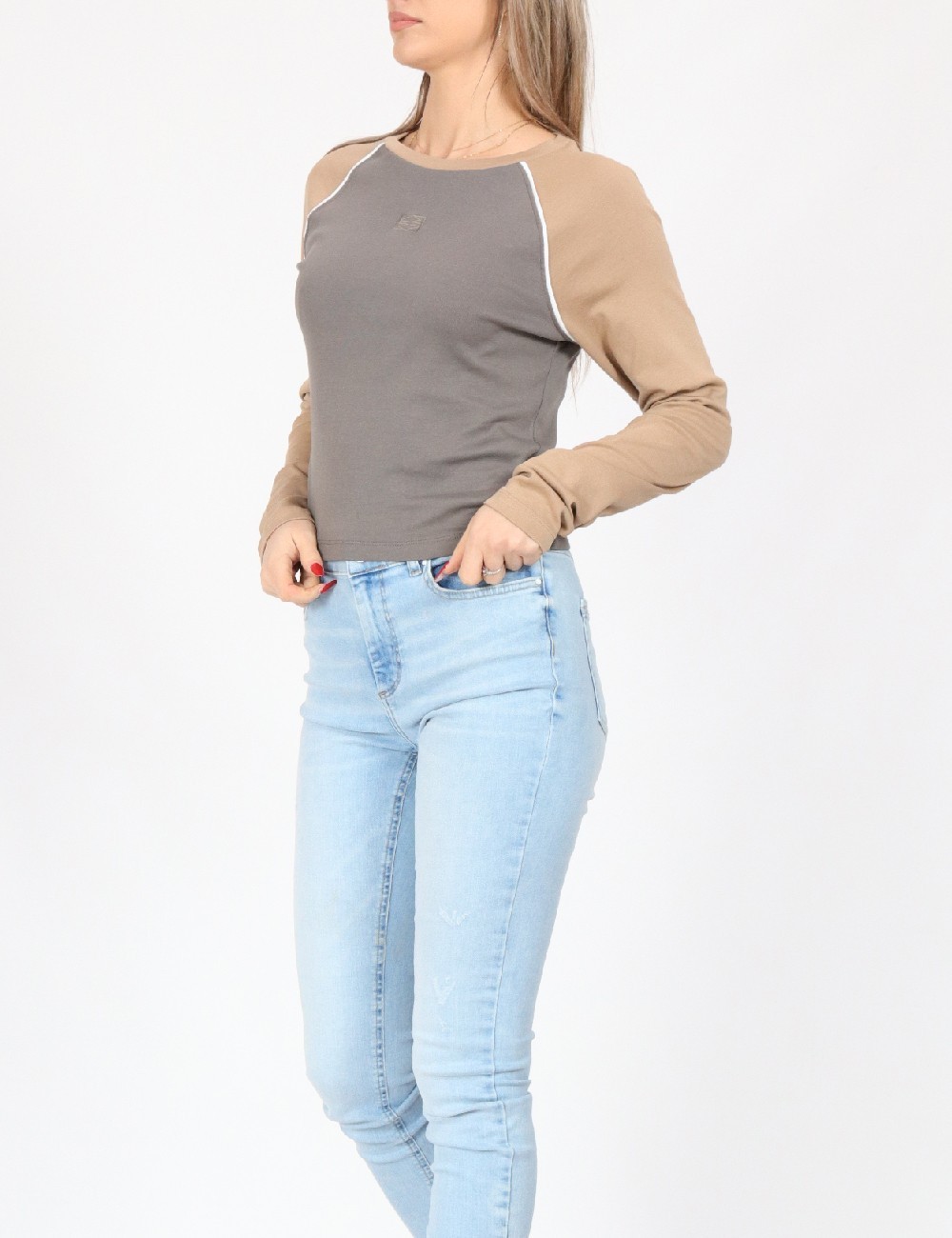 Bluza Noisy May, gri/maro - 1 | YEO