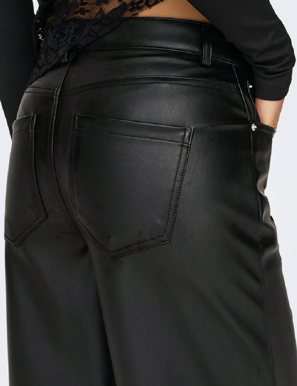 Pantaloni Only, negru - 1 | YEO