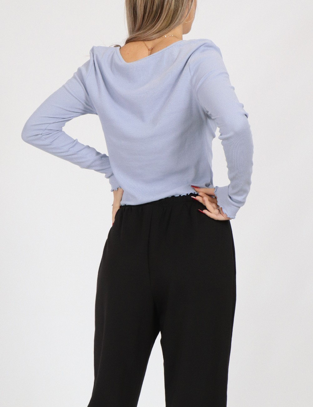 Bluza Only, bleu - 1 | YEO