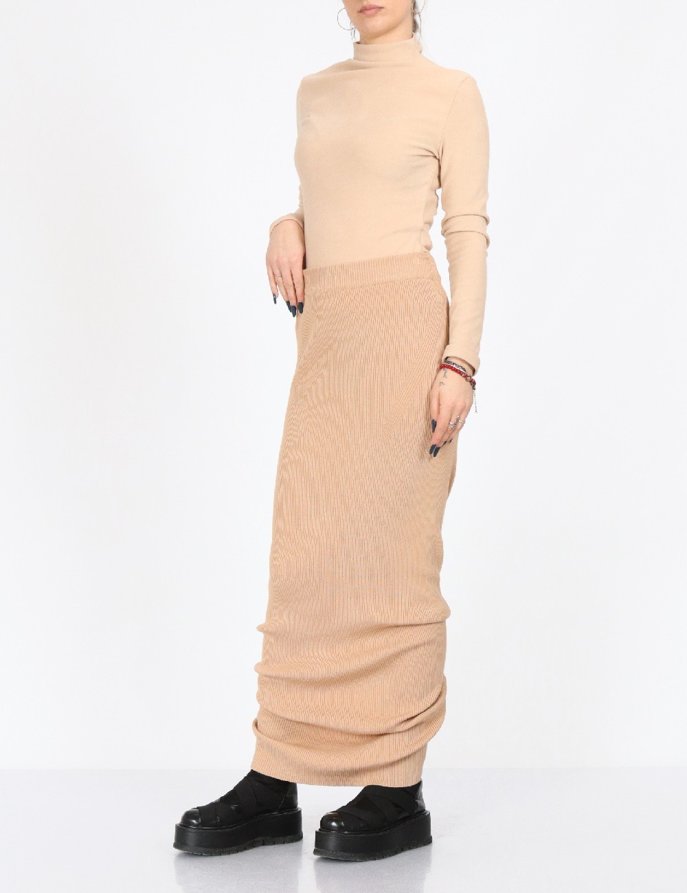 Fusta Vero Moda, maro deschis - 1 | YEO