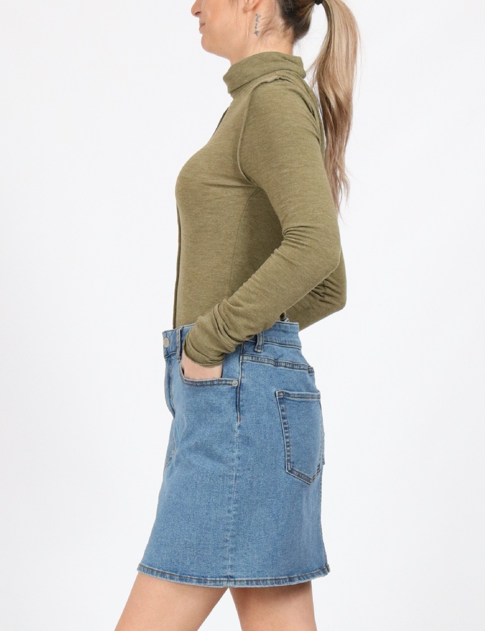 Fusta Jack&Jones, albastru - 1 | YEO