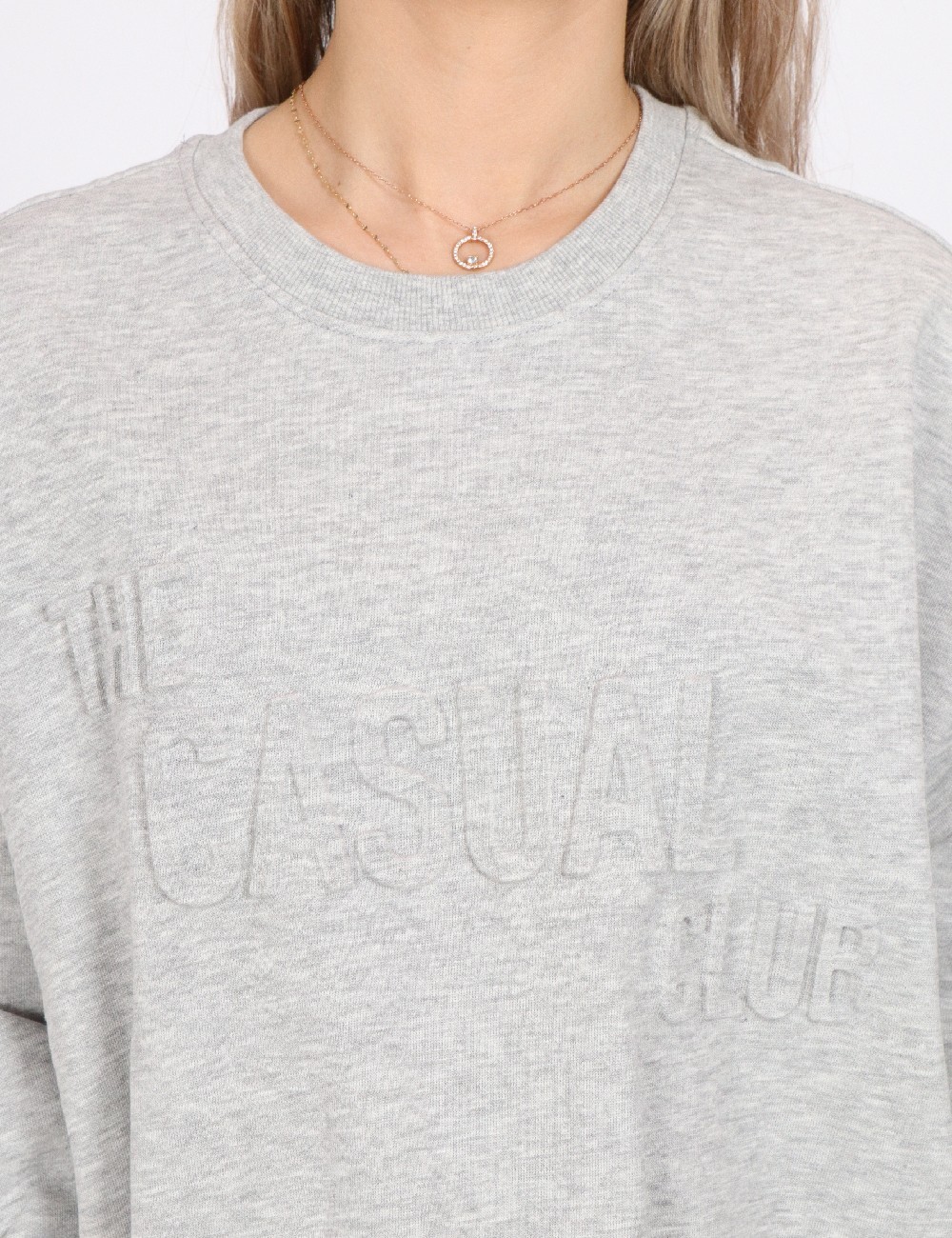 Bluza Pieces, gri - 1 | YEO
