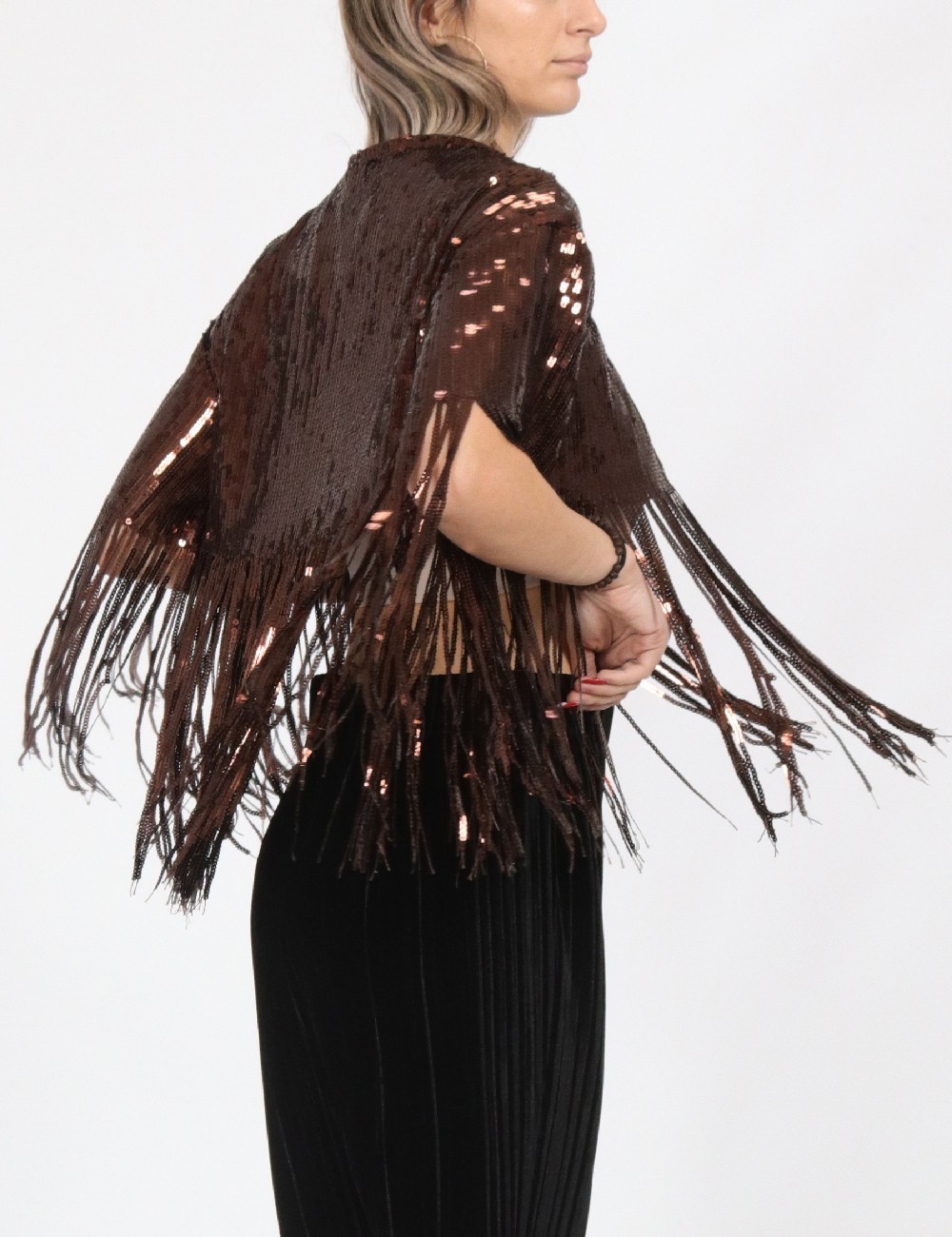 Bolero Vero Moda, maro - 1 | YEO