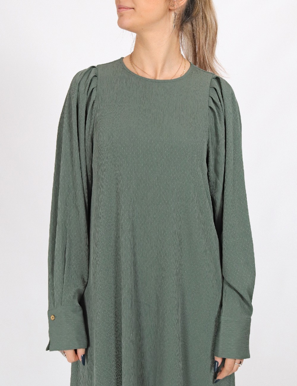 Rochie medie Vero Moda, verde - 1 | YEO
