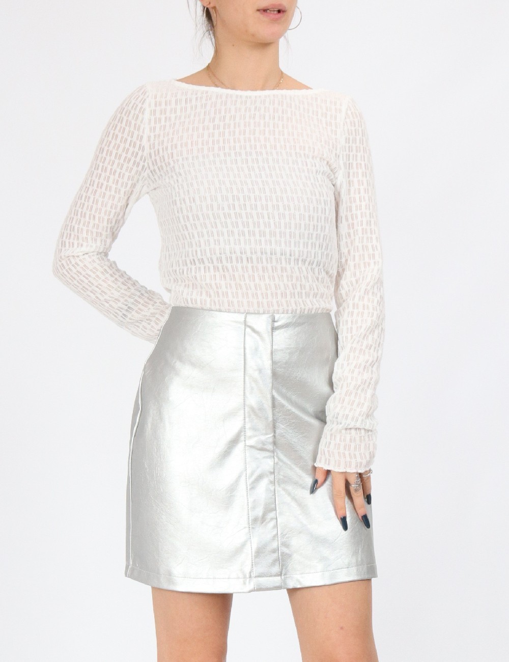 Fusta Vero Moda, gri - 1 | YEO