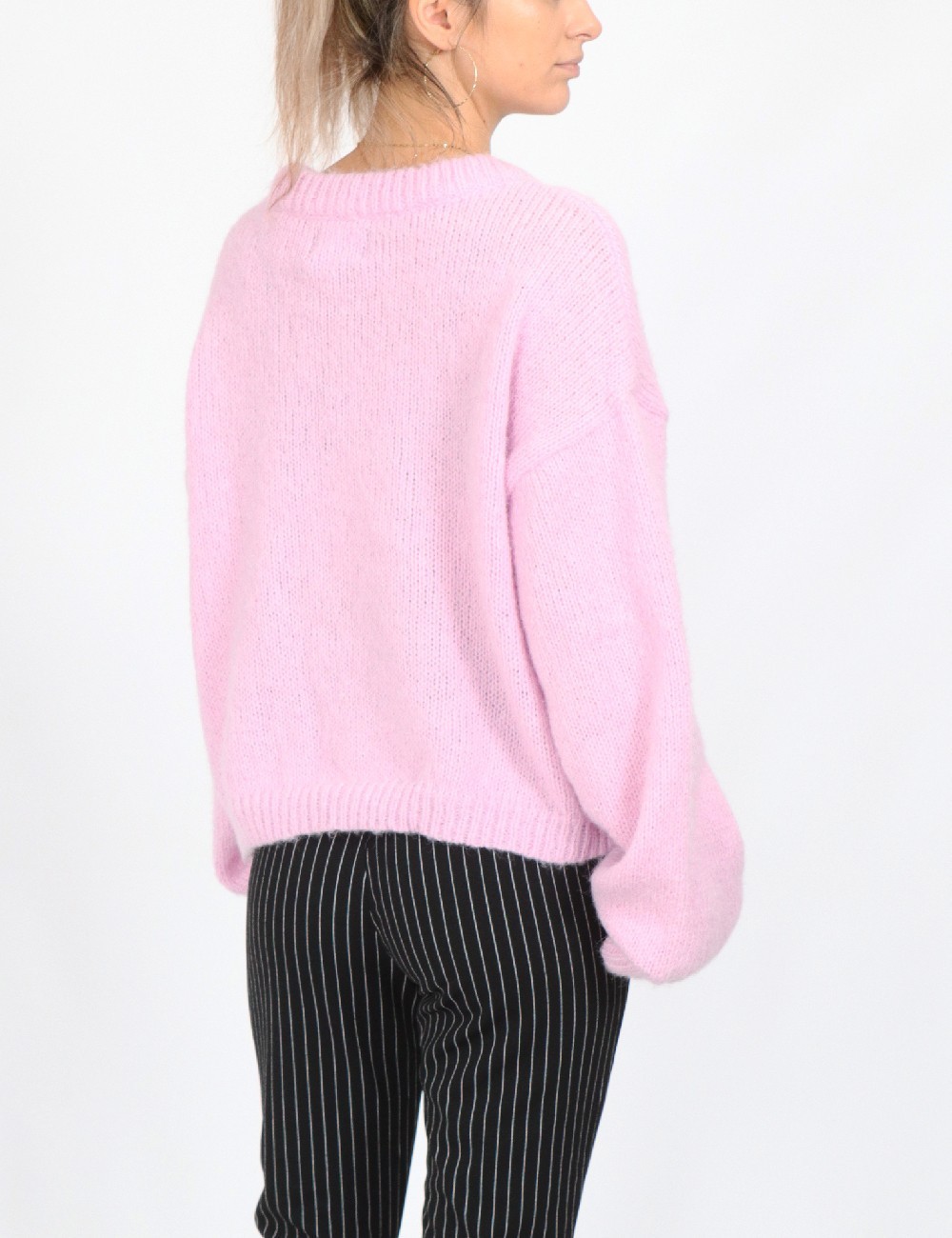 Pulover Pieces, roz - 1 | YEO