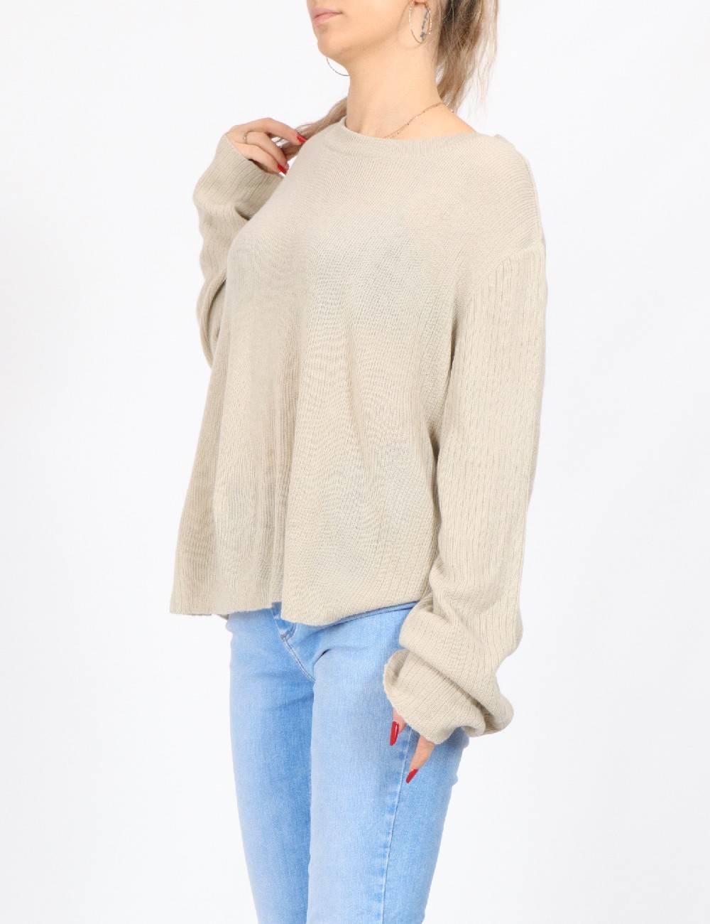 Bluza Pieces, gri - 1 | YEO