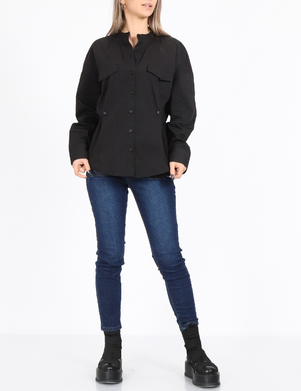 Camasa Fashion Step, negru