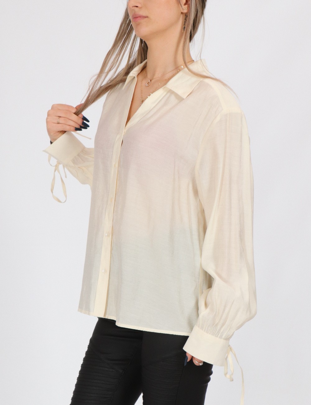 Camasa Vero Moda, ecru - 1 | YEO