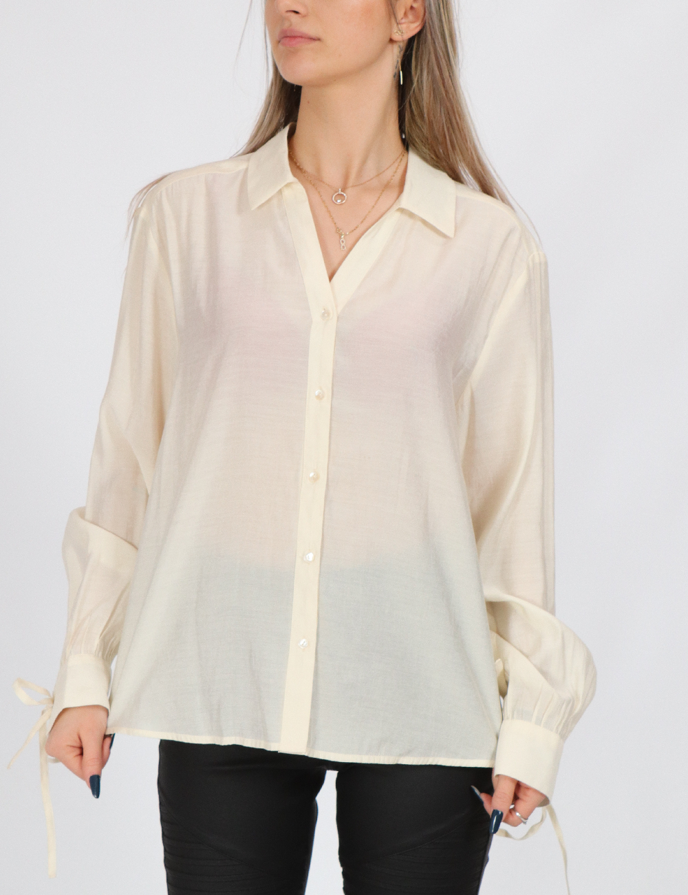 Camasa Vero Moda, ecru