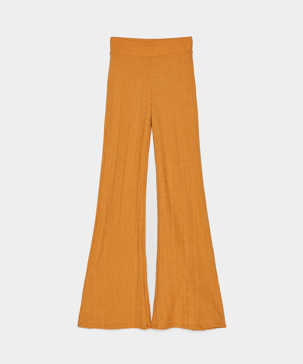 Pantaloni Bershka, mustar