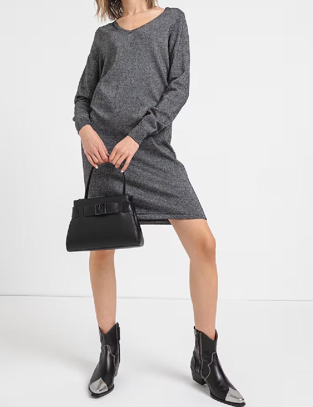 Rochie scurta Vero Moda, argintiu - 1 | YEO