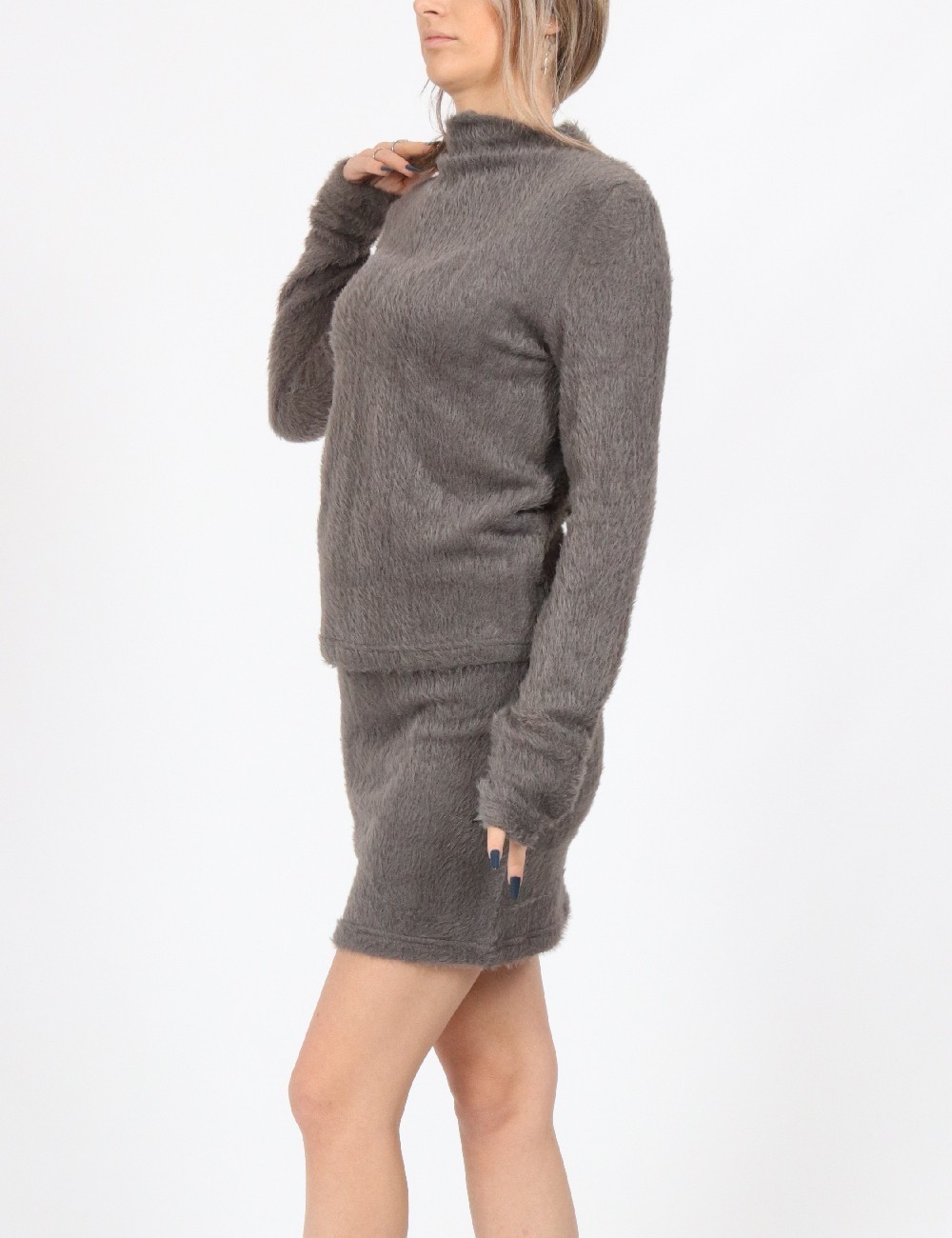 Bluza Noisy May, gri - 1 | YEO
