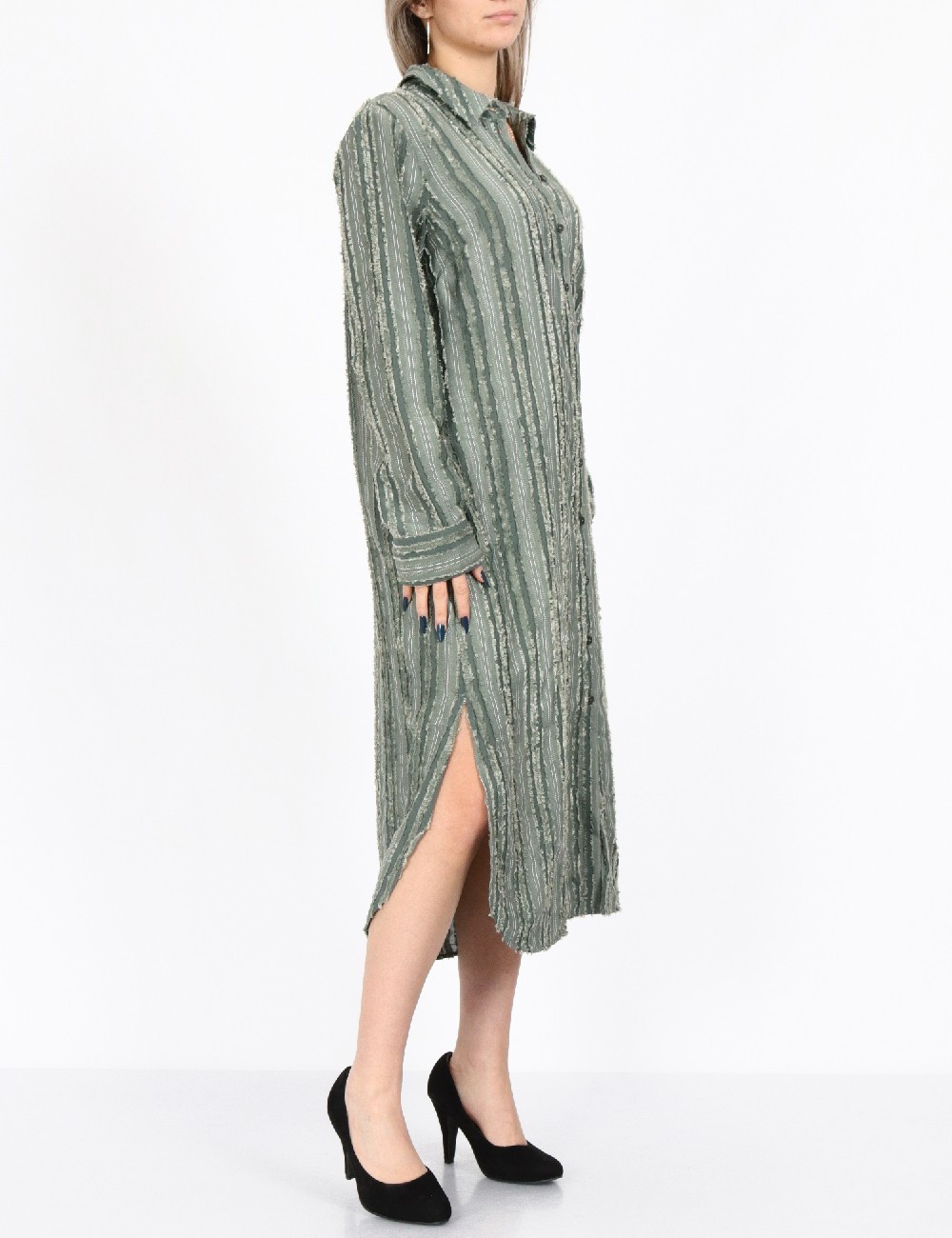Rochie medie Vero Moda, verde - 1 | YEO