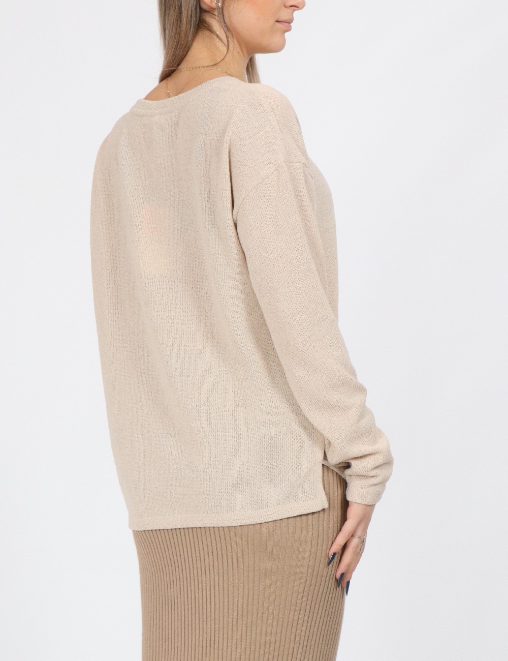 Bluza Only, crem - 1 | YEO