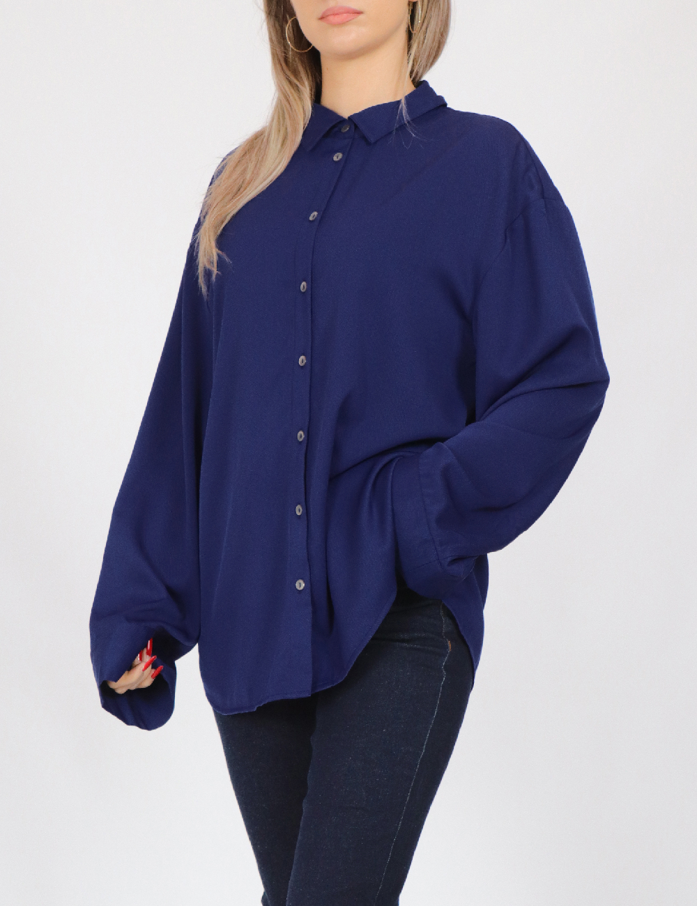 Camasa Pieces, albastru - 1 | YEO