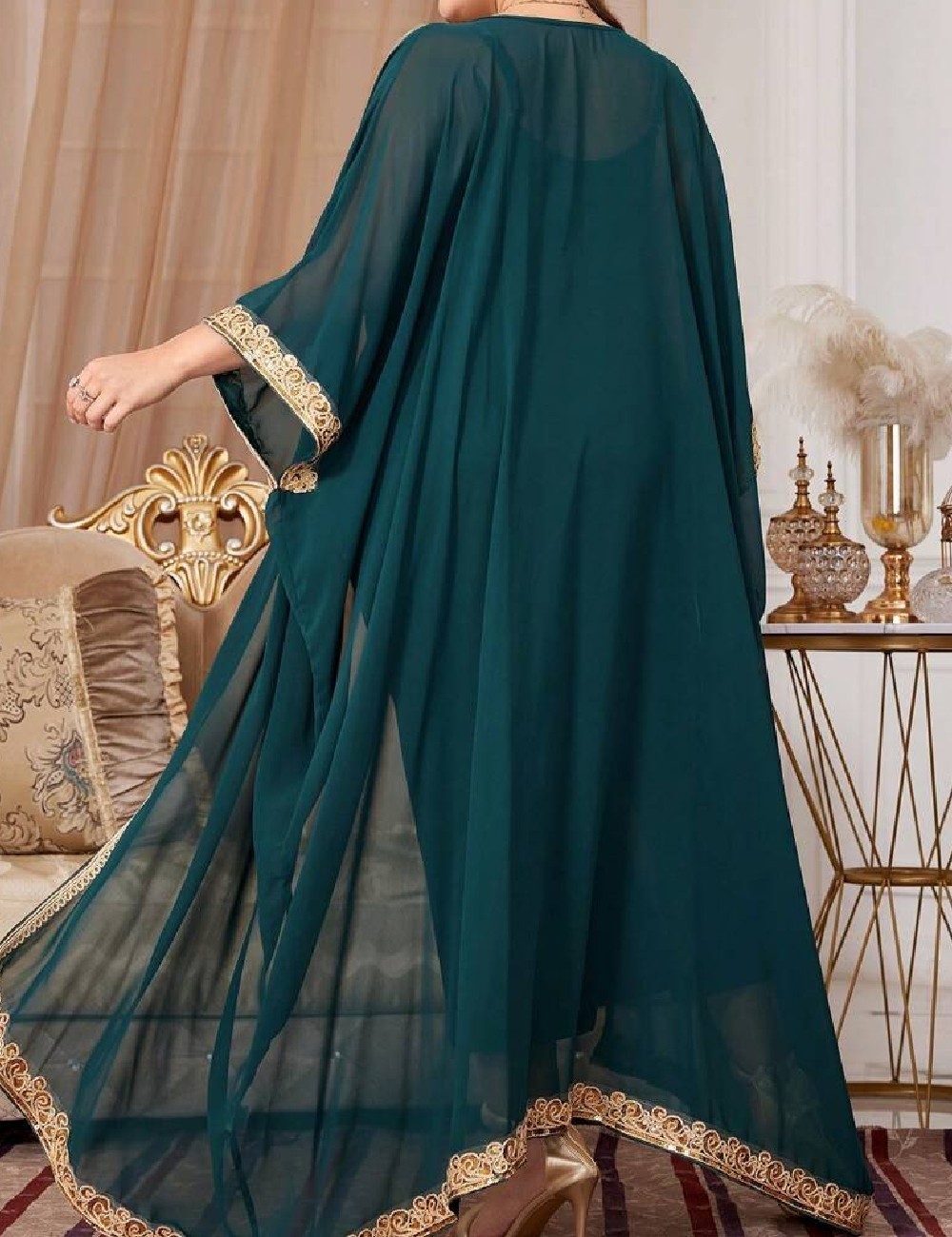 Compleu SHEIN CURVE, verde - 1 | YEO
