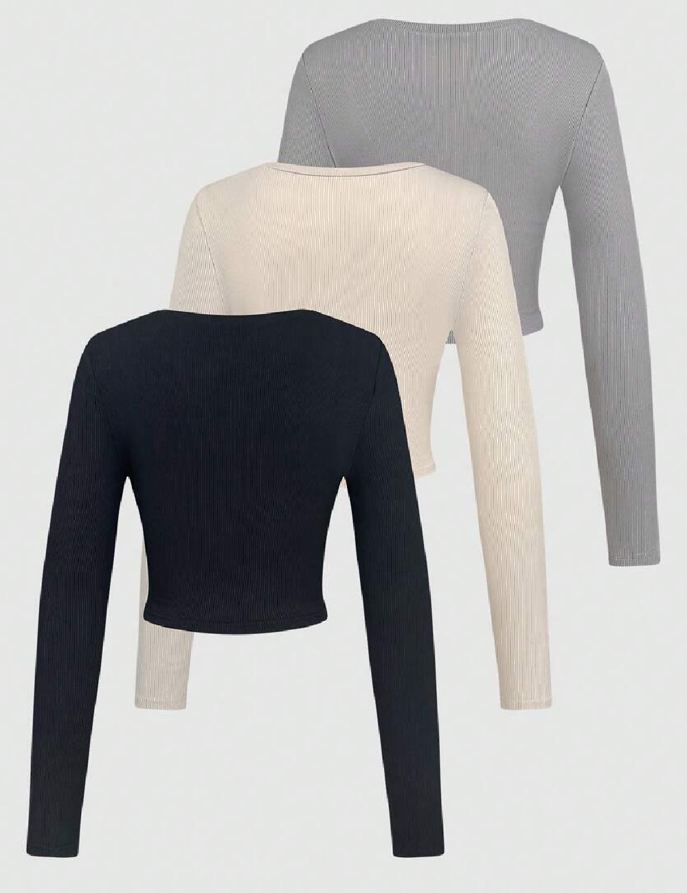 Set topuri 3 perechi SHEIN, mix culori - 1 | YEO