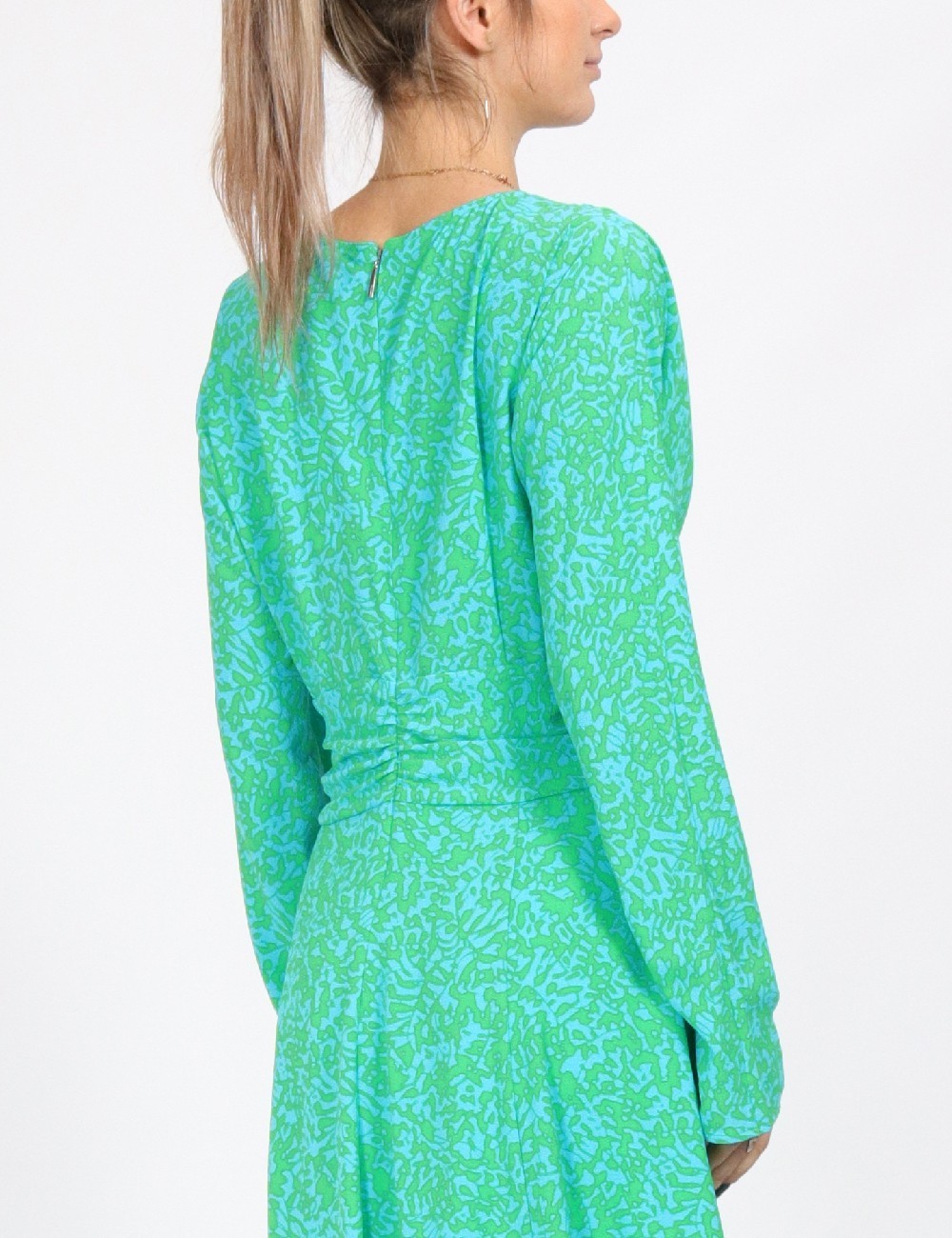 Rochie medie Comma, verde - 1 | YEO