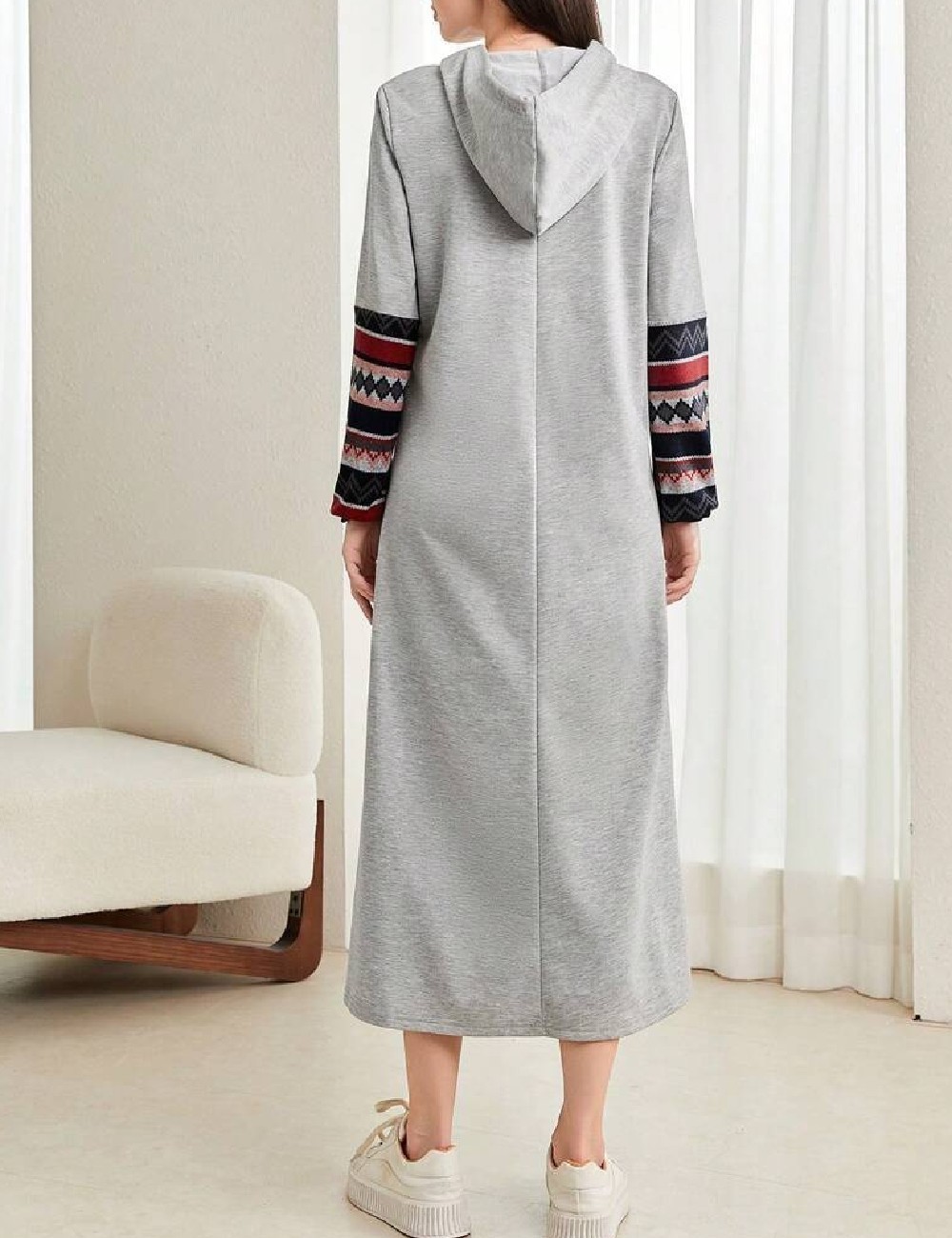 Rochie medie SHEIN, gri - 1 | YEO