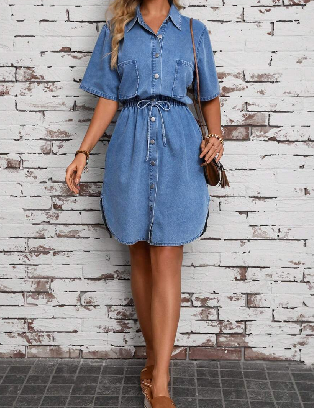 Rochie scurta SHEIN, albastru
