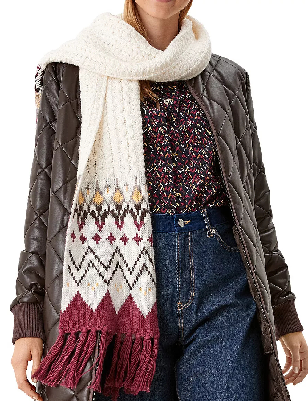 Fular s.Oliver, mix culori