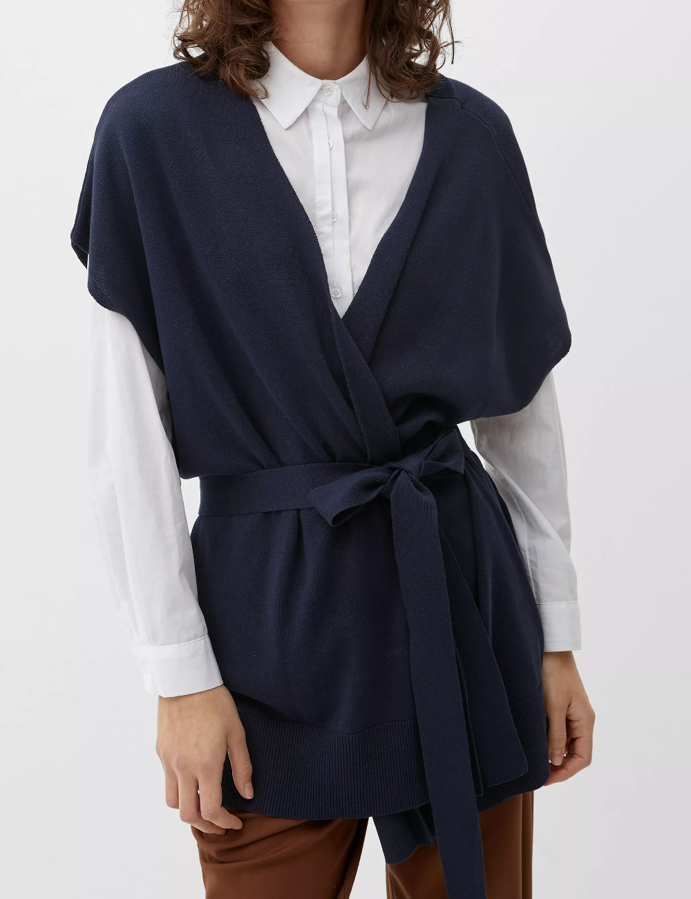 Cardigan s.Oliver, bleumarin - 1 | YEO