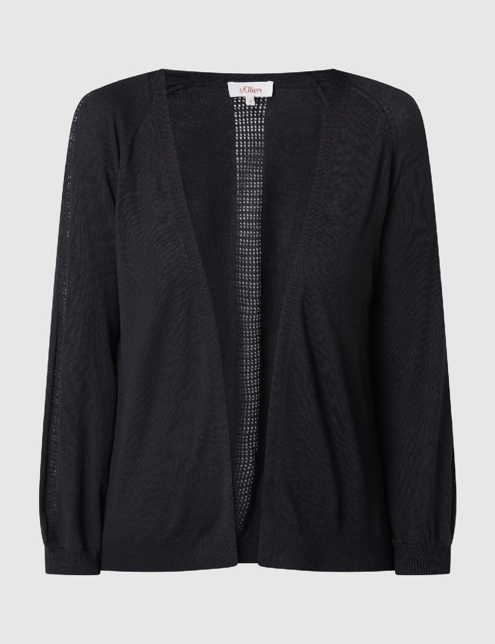Cardigan s.Oliver, negru - 1 | YEO