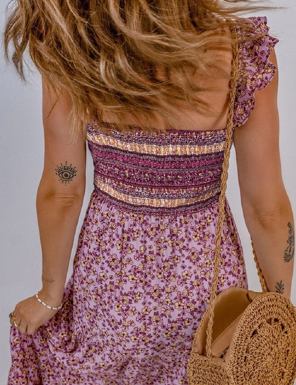 Rochie lunga SHEIN, floral print - 1 | YEO