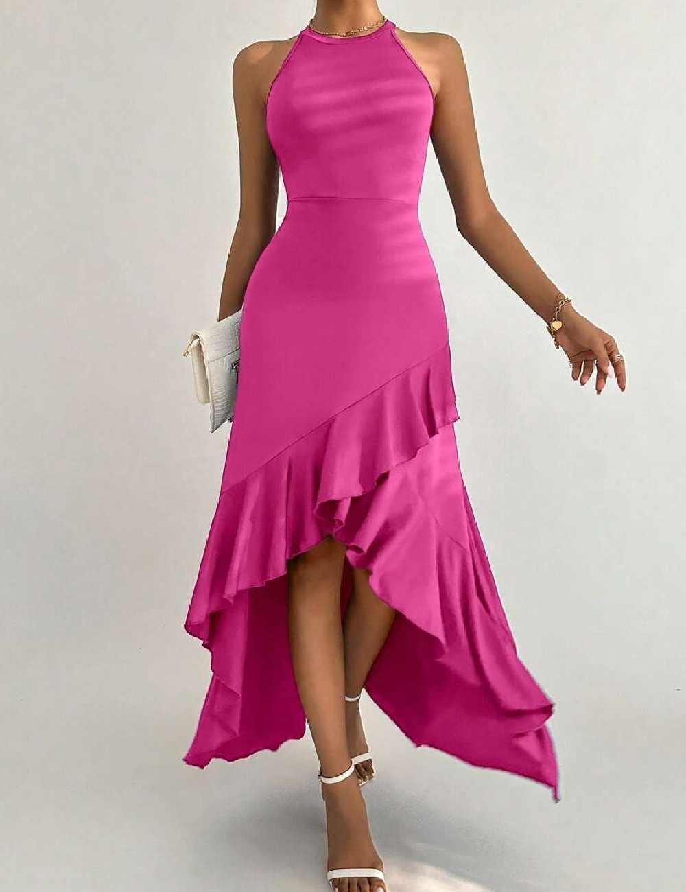 Rochie lunga SHEIN, roz - 1 | YEO