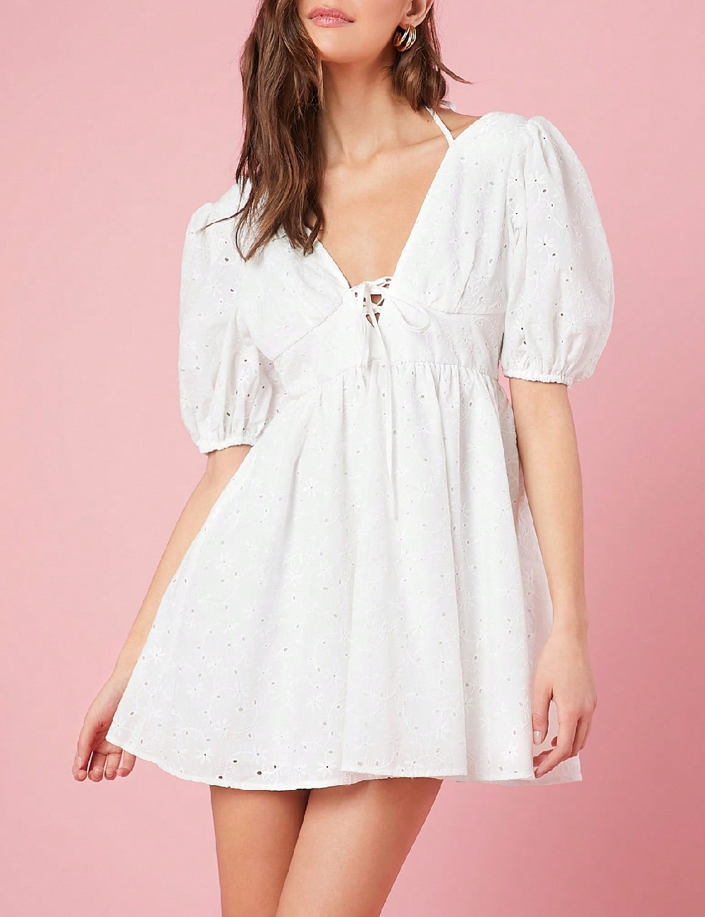 Rochie scurta SHEIN, alb