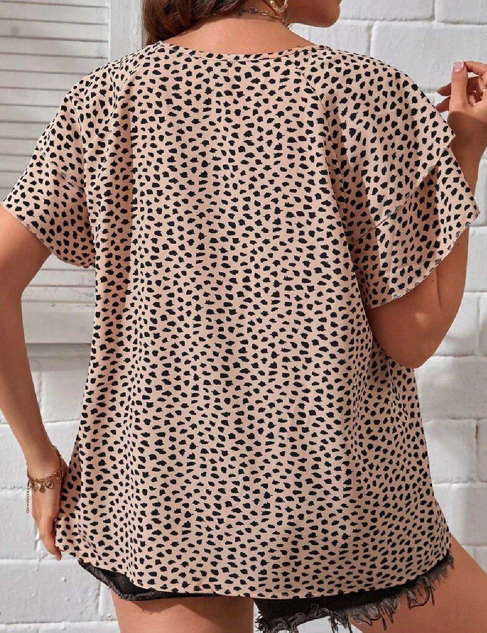 Bluza SHEIN CURVE, crem - 1 | YEO