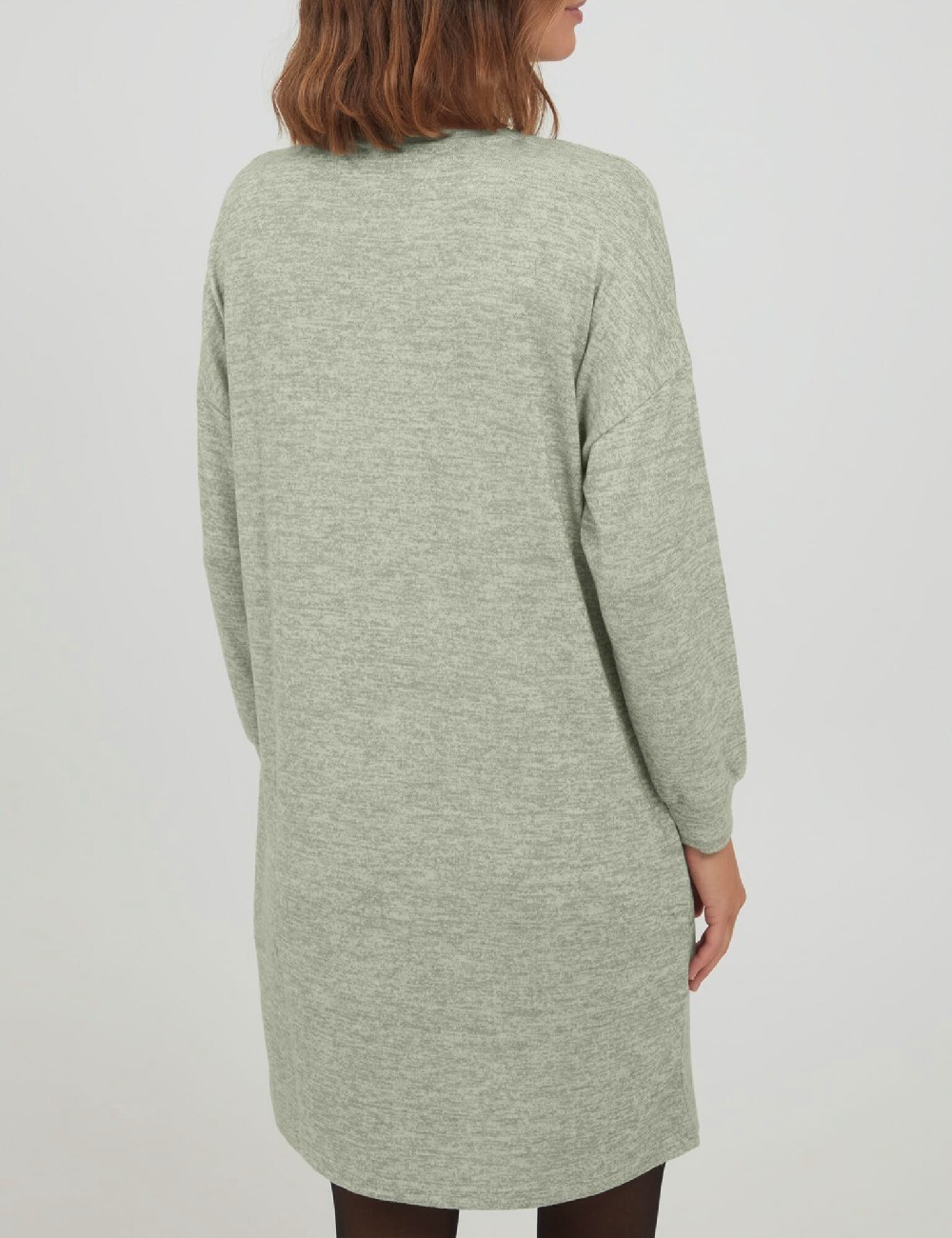 Rochie scurta Fransa, verde - 1 | YEO