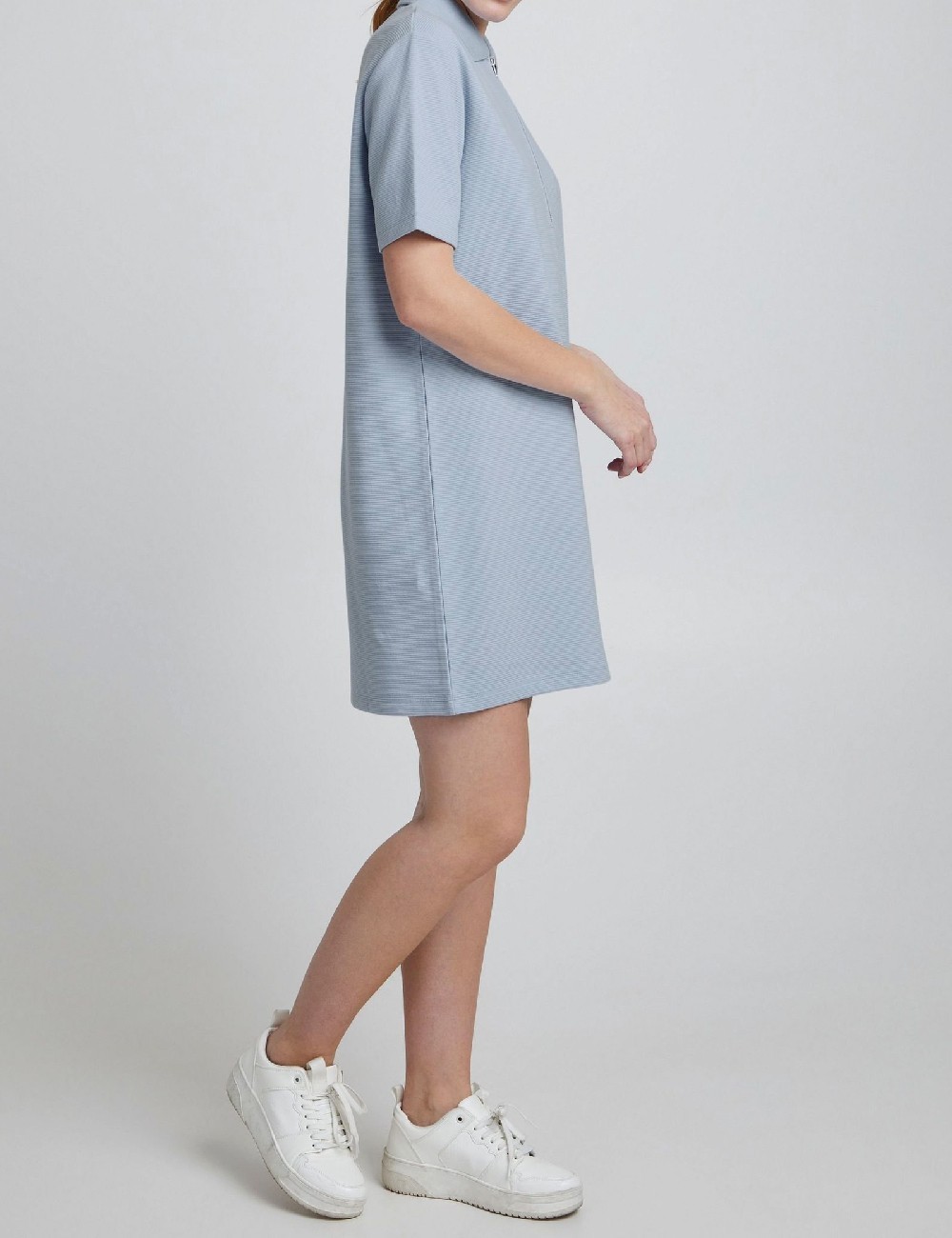 Rochie scurta b.young, albastru - 1 | YEO