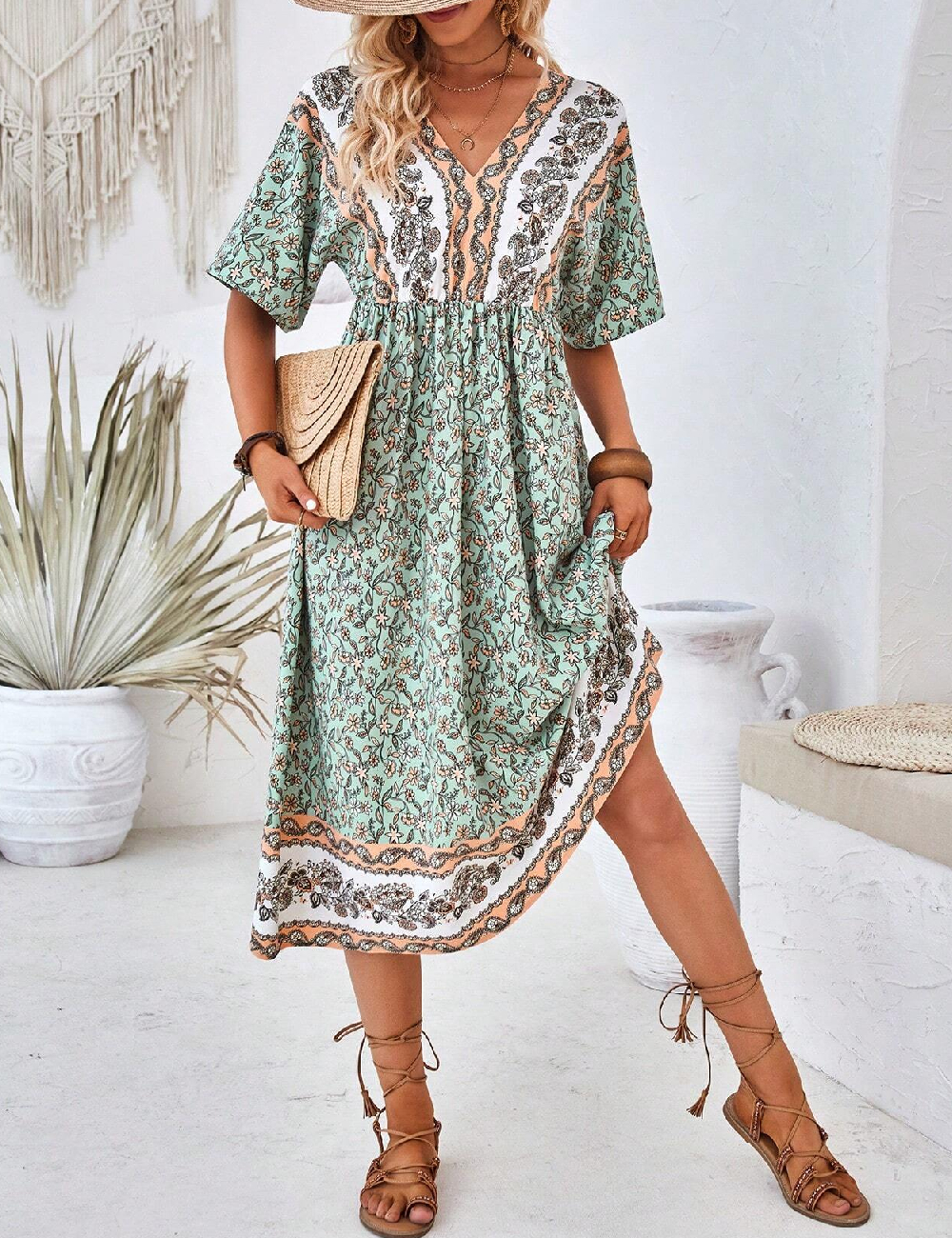 Rochie medie SHEIN, mix culori
