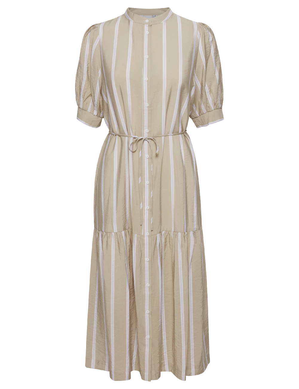 Rochie medie Ichi, crem