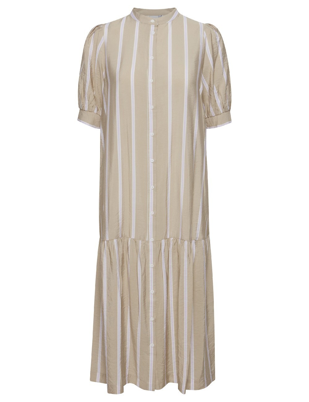 Rochie medie Ichi, crem - 1 | YEO
