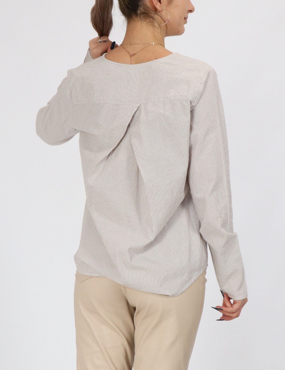 Bluza Blendshe, bej - 1 | YEO