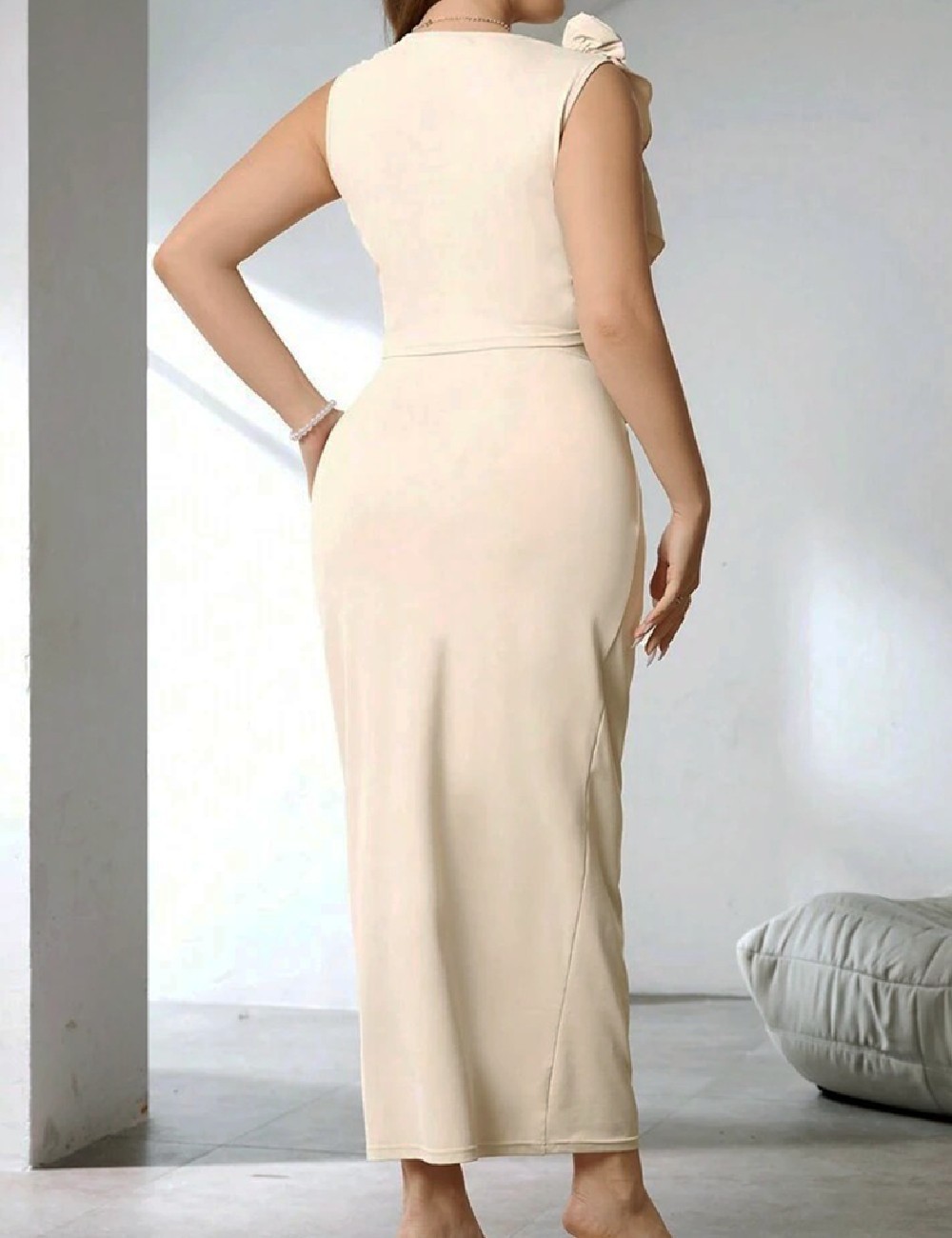 Compleu SHEIN CURVE, bej - 1 | YEO