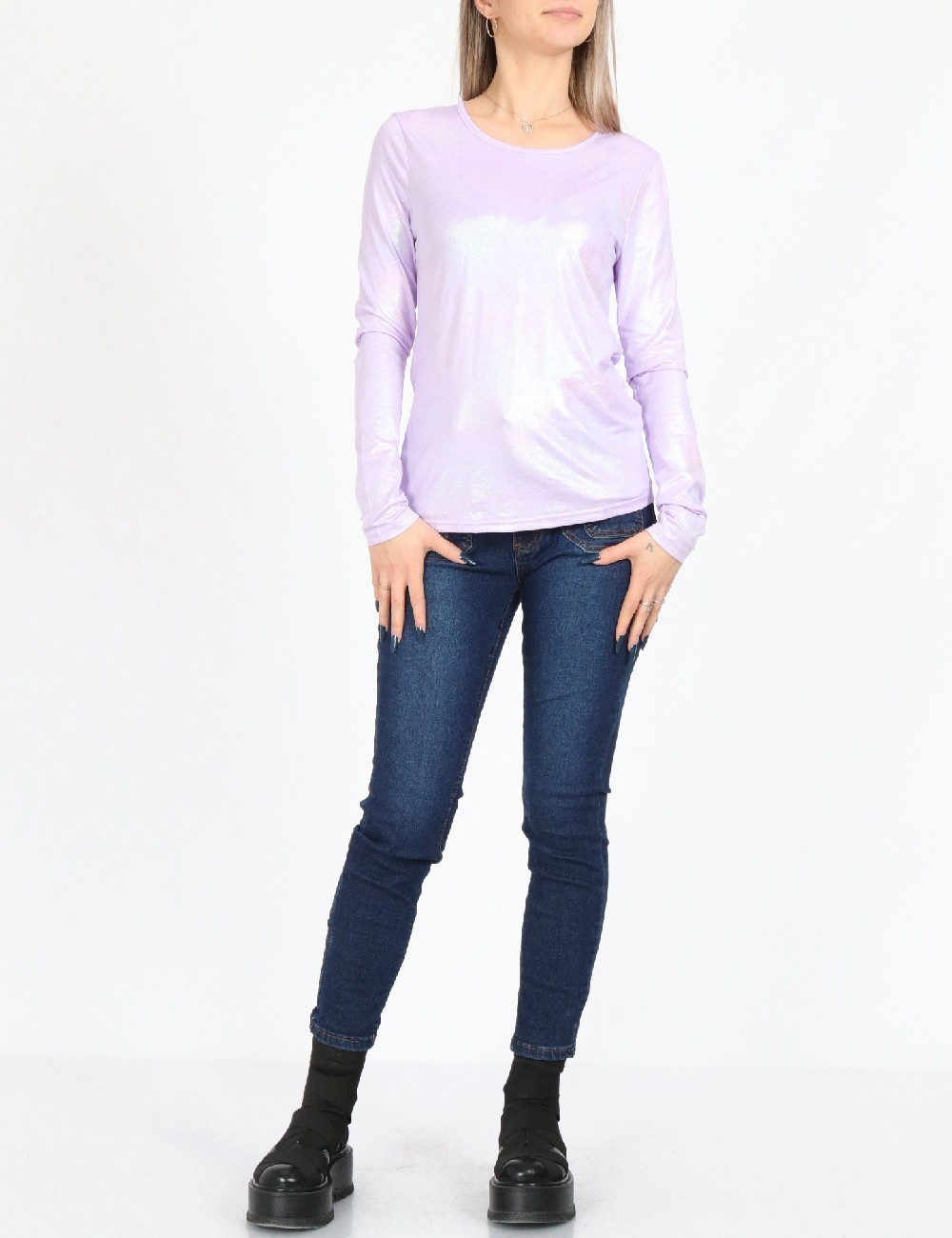 Bluza Ichi, mov - 1 | YEO