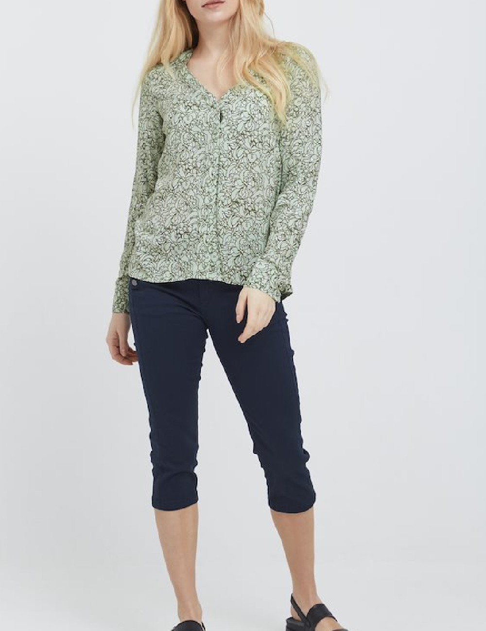 Camasa Fransa, verde - 1 | YEO