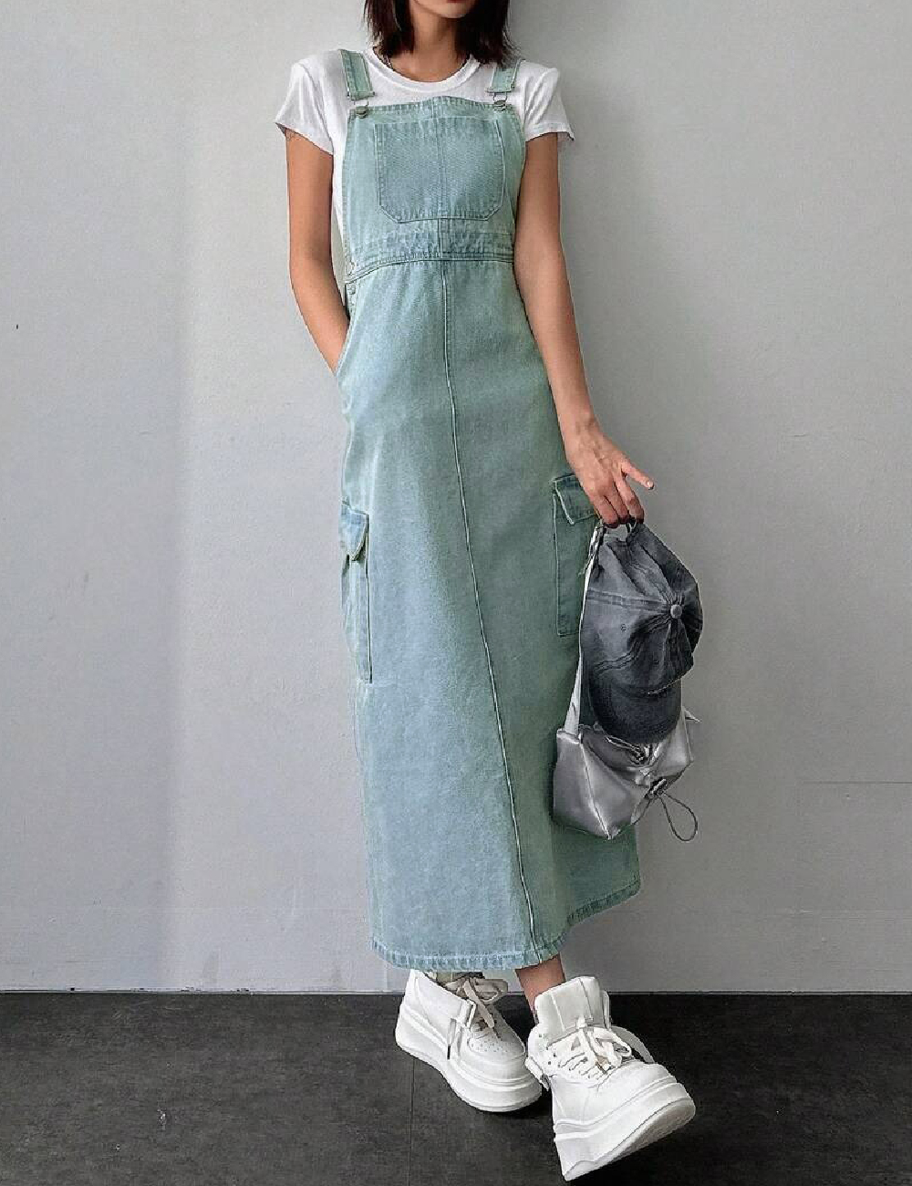 Rochie medie Dazy, albastru