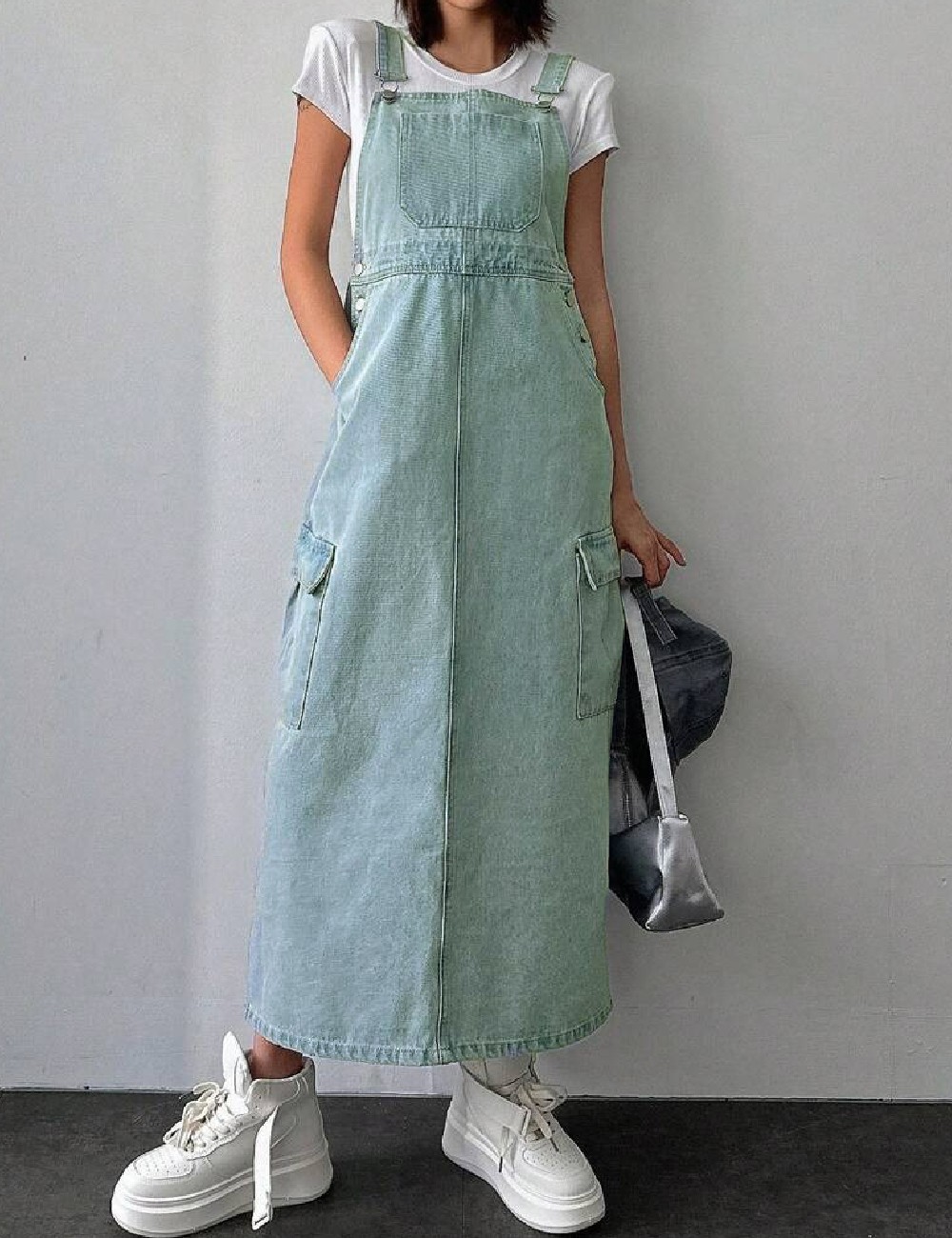 Rochie medie Dazy, albastru - 1 | YEO