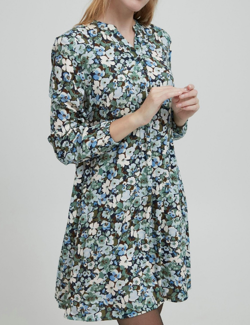 Rochie scurta b.young, verde - 1 | YEO