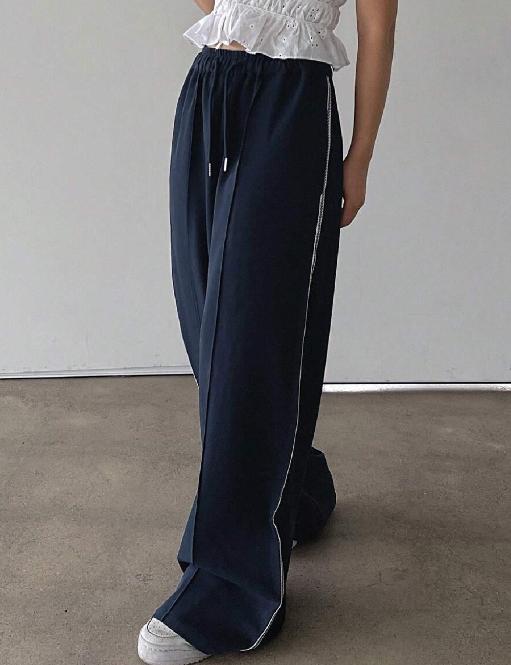 Pantaloni Dazy, bleumarin - 1 | YEO