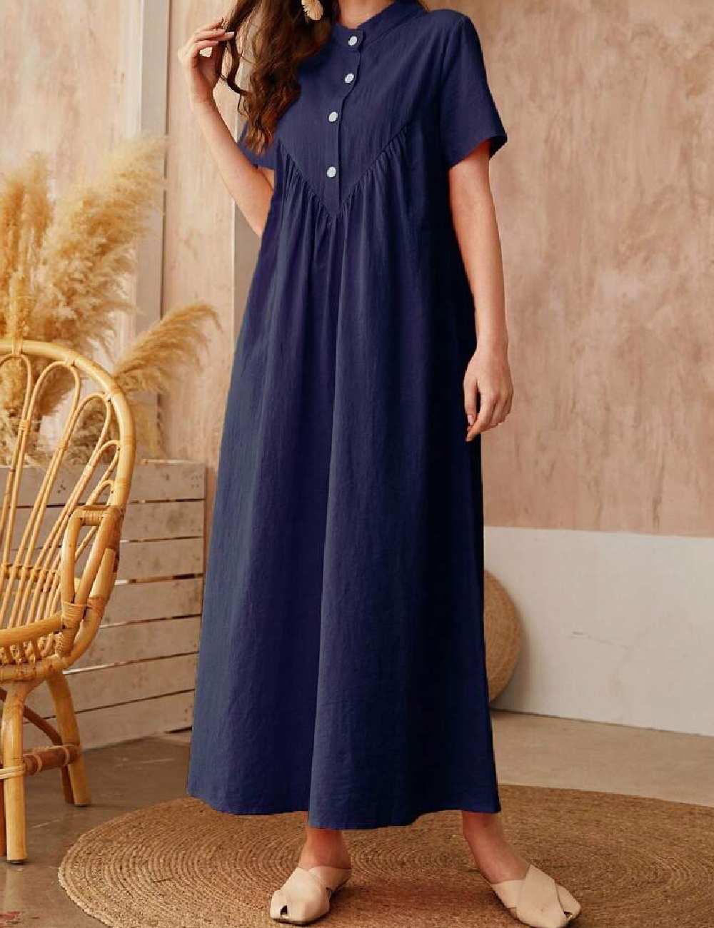 Rochie lunga SHEIN, bleumarin