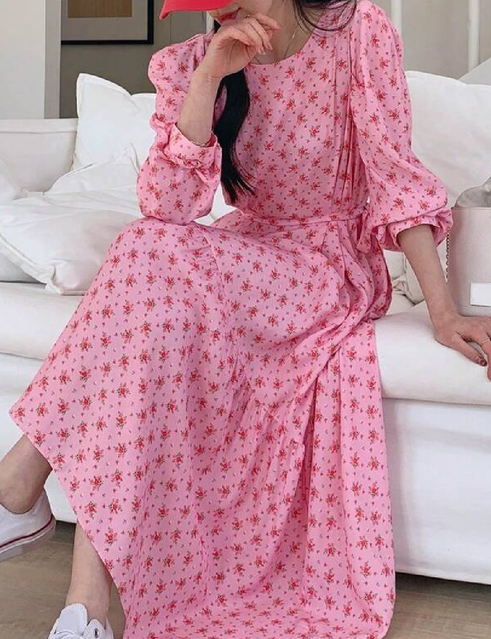 Rochie medie Dazy, roz - 1 | YEO