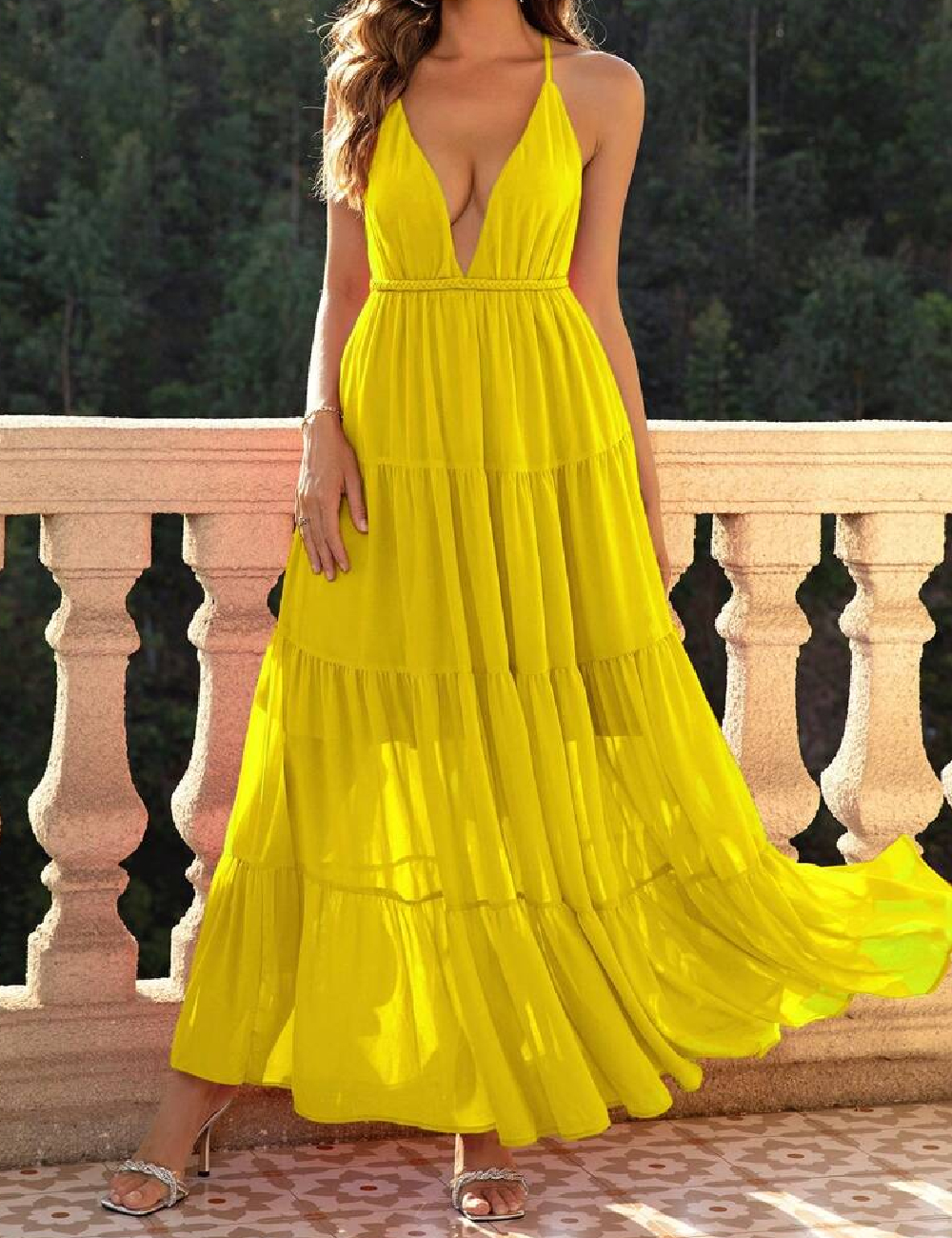 Rochie lunga SHEIN, galben